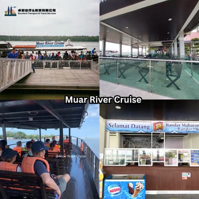 Muar River Cruise boat deck